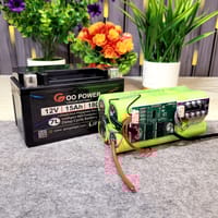 12V 15Ah LiFePO4 Bike Self-Start Battery with 1.2A Active Balancer | 7L Size | High Peak Start 500A_img_1