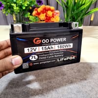 12V 15Ah LiFePO4 Bike Self-Start Battery with 1.2A Active Balancer | 7L Size | High Peak Start 500A_img_3