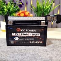 12V 15Ah LiFePO4 Bike Self-Start Battery with 1.2A Active Balancer | 7L Size | High Peak Start 500A_img_6