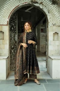 High Quality Afsan Print With Lase Work_img_0