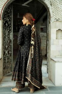 High Quality Afsan Print With Lase Work_img_2