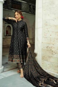 High Quality Afsan Print With Lase Work_img_3