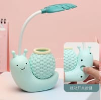 Cute Table Lamp, LED Night Study Light USB Charging Snail Animal Eye Protection Table Lite_img_2