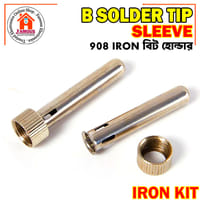 High Quality 1Set 908 Solder Tip Sleeve Electric Soldering Iron Station Cannula Casing Handle Adapter Repair_img_1