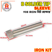 High Quality 1Set 908 Solder Tip Sleeve Electric Soldering Iron Station Cannula Casing Handle Adapter Repair_img_4