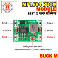 DC-DC MP1584 Buck Converter Step Down Adjustable Power Module – 4.5V–28V to 0.8V–20V | 3A Output | Ultra Compact for Arduino & DIY Projects_img_0