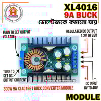 300W XL4016 DC-DC Max 9A Step Down Buck Converter 5-40V to 1.2-35V Adjustable Power Supply Module_img_5