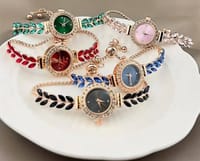 CdyBox Watches Women Diamonds Bracelet Dress Watch Analog Quartz Wristwatch_img_4