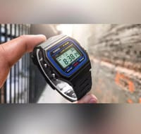 Black colour Stylish waterproof watch for unisex_img_1