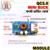 USB QC Mini Step-Down Quick Charge QC2.0 QC3.0 Fast Charging Module_img_3