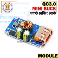 USB QC Mini Step-Down Quick Charge QC2.0 QC3.0 Fast Charging Module_img_0