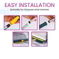 2-in-1 Floor Scrubber Brush with Long Handle & Squeegee for Bathroom, Kitchen & Tile Cleaning_img_3