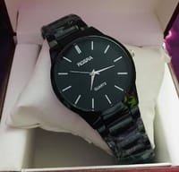 Stainless steel clock-black for men - Watch For Men - Watch For Men_img_1