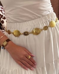 Vintage oxidized waist chain_img_1