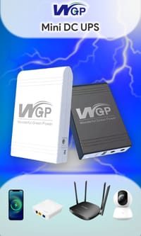 New Version WGP mini UPS 10400mAh – 5/12/12V – With 1 Year Warranty – Black_img_1
