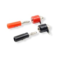 4mm Banana Plug Male and Female Connector (1 Pair – Red & Black)_img_0
