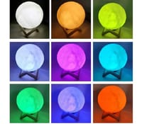 3D Moon Lamp 16 Colors Remote & Touch - 15 cm Table Lamp - Table Lamp_img_4