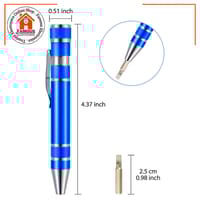 8 in 1 Screwdriver Pen Changeable Bits Easy Repairs Screwdriver Set_img_4