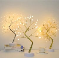 DIY Led Desk Tree Lamp, Desk Table Decor 36 Pearl LED Lights for Home, Bedroom_img_5