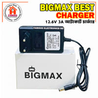 BigMax 12.6V 3A Li-ion Battery Charger | High-Speed CC-CV Smart Charger for 3S Lithium Pack_img_0