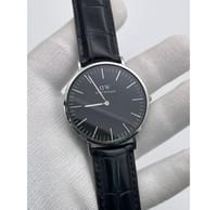 Understated -Craftsmanship and Trendy -White Dial/black dial Brown Leather Strap_img_2