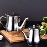 500ml Stainless Steel Oil Tank Large Capacity Oil Bottle Kitchen Oil Filter Pot Soy Sauce Vinegar Container Coffee Pot_img_1
