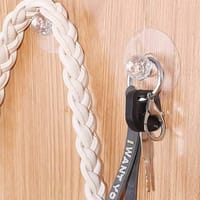 10pcs Diamond wall hook self adhesive stylish design for multipurpose use_img_2