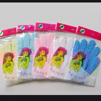 2pcs Bath Gloves For Peeling Exfoliating Mitt Glove For Shower Scrub Gloves Resistance Body Massage Sponge Wash Skin Exfoliator_img_1