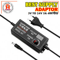 3V-24V 5A Adjustable AC To DC Power Adapter with Volt Display_img_0