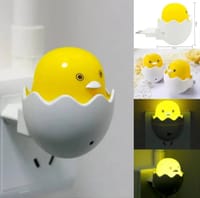 Cute Egg LED Night Light Bulb for Children Bedside Automatic Lamp Sensor Control For Kids Room Dim light Animal Chick Duck Night Lamp7 sold_img_2