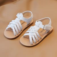 Kids Summer Crossed Beach Leather Sandals (1.5 to 5.5 years) for your baby's smile_img_3