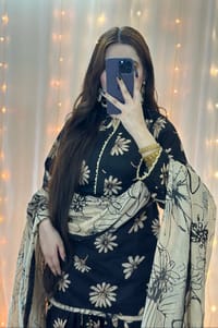 Black Floral Printed Set_img_1