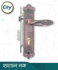 উচ্চ সুরক্ষার স্ট্যান্ডার্ড সাইজের হ্যান্ডেল লক প্রধান দরজার জন্য অ্যান্টিক রঙের দরজার লক Door Lock_img_0