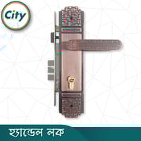 উচ্চ সুরক্ষার স্ট্যান্ডার্ড সাইজের হ্যান্ডেল লক প্রধান দরজার জন্য অ্যান্টিক রঙের দরজার লক Door Lock_img_3
