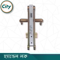 উচ্চ সুরক্ষার স্ট্যান্ডার্ড সাইজের হ্যান্ডেল লক প্রধান দরজার জন্য কফি রঙের দরজার লক Door Lock_img_5