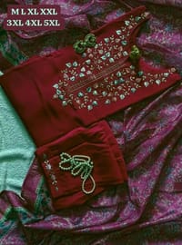 🌸কামিজ: রিয়ন কটন / 🌸সালোয়ার: বাটার সিল্ক / 🌸ওড়না: হাফ সিল্ক প্রিন্ট করা পাঁচ হাত।_img_0