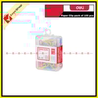 Deli Color Paper Clip Gems clip  Pack of 100 pcs_img_1