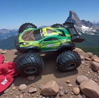 30 Kilo per Hour -High-Speed Monster Stunt Truck – 360° Spin, Big Tyre, Rechargeable RC Car_img_0