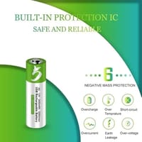 SMARTOOOLS AAA 1.5V 750mWh Rechargeable Battery | Type-C Charging | 2 Pcs Set_img_1