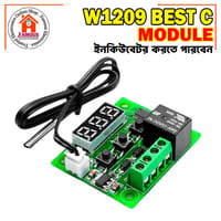 W1209 DC 12V Digital Cool/Heat Temp Thermostat Thermometer Temperature Controller On/Off Switch -50°C-110°C Three Digit Red LED Tube_img_1