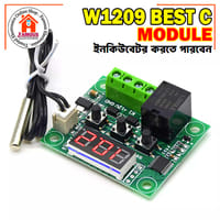 W1209 DC 12V Digital Cool/Heat Temp Thermostat Thermometer Temperature Controller On/Off Switch -50°C-110°C Three Digit Red LED Tube_img_0