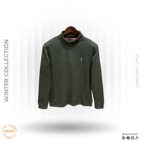 POLO RALPH LAUREN Winter Collection Turtle Neck Sweatshirt – Olive Green_img_0