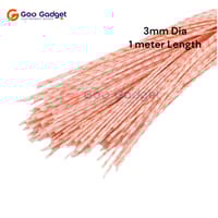 3mm Fiberglass Sleeving | High-Temperature Insulated Glass Fiber Tube | 1 Meter Heat-Resistant Cable Protection_img_0