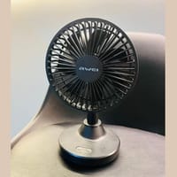 Awei F29 Compact Strong Wind Rechargeable Fan Desktop Silent Fan_img_1