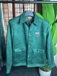 Premium Faux Suede Trucker Jacket for Men_img_1