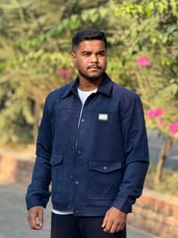 Premium Faux Suede Trucker Jacket for Men_img_0