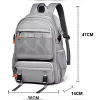 Toposhine 2026 New Fashion High Quality Backpack ( Ash colour)...( code 142)... ঢাকা সিটিতে ৭০, বাইরে ১৩০ টাকা কুরিয়ার চার্জ প্রযোজ্য_img_2