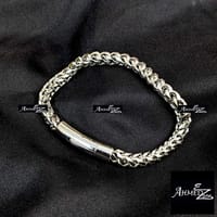 Franco Stainless Steel Men's Bracelet Silver Color_img_1