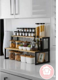 প্রিমিয়াম ডুয়েল লেয়ার কিচেন অর্গানাইজার_img_1