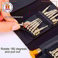 25 in 1 Precision Magnetic Screwdriver Set | Mini Repair Toolkit for Mobile, Laptop & Electronics | Multi Bit Repair Tools_img_6